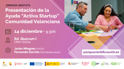Presentacin de la Ayuda Activa Startup Comunidad Valenciana