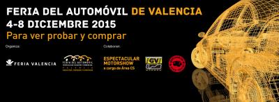 Feria del Automvil de Valencia del 4 al 8 de Diciembre del 2015