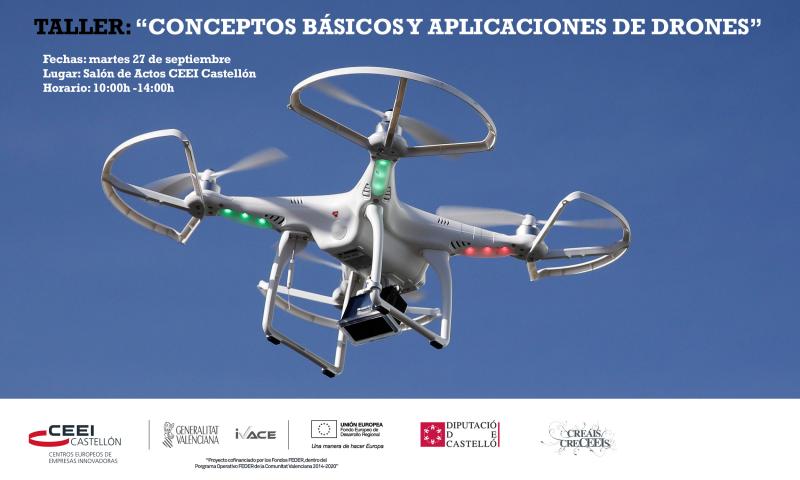 Invitacin Taller:Conceptos Bsicos y Aplicaciones de Drones, martes 27
