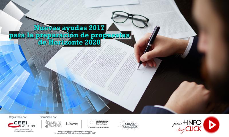 ltimos das para solicitar ayudas a la preparacin de propuestas de Horizonte 2020