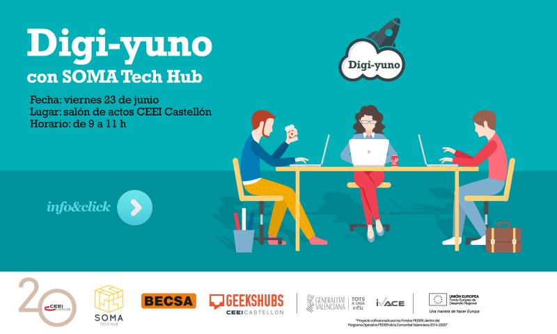 Invitacin al Digi-yuno de SOMA Tech Hub: Open Innovation con BECSA