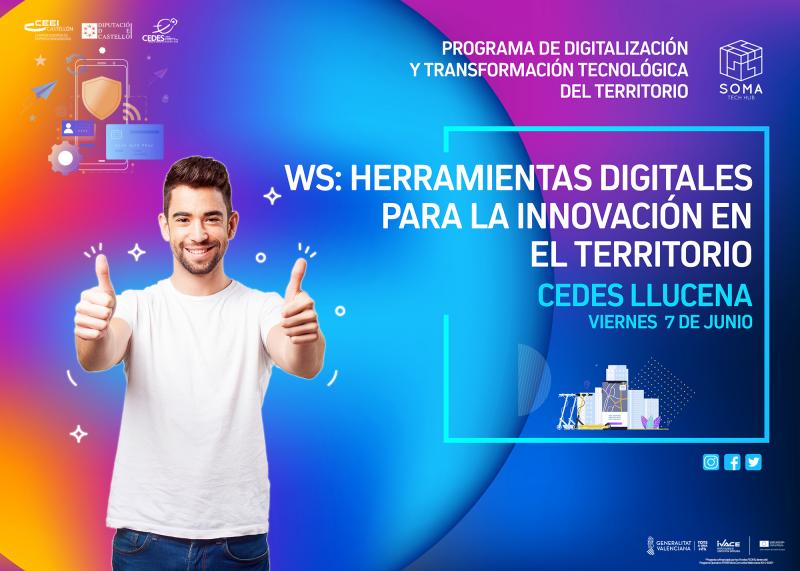 Invitacin WS: Herramientas digitales para la innovacin en el territorio.Llucena
