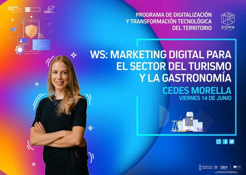 Recordatorio Invitacin WS: Marketing digital para el sector del turismo y la gastronoma.