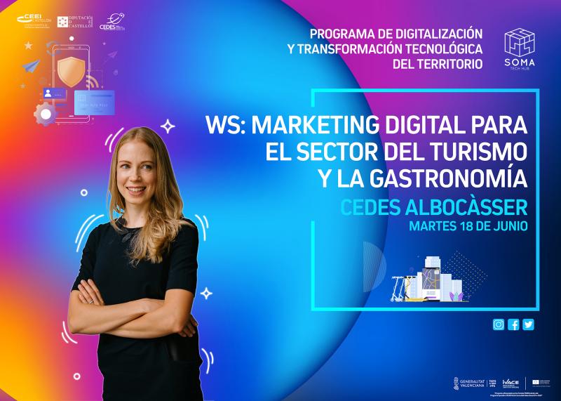 Invitacin WS: Marketing digital para el sector del turismo y la gastronoma.
