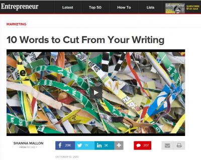 10 palabras a eliminar de tus escritos