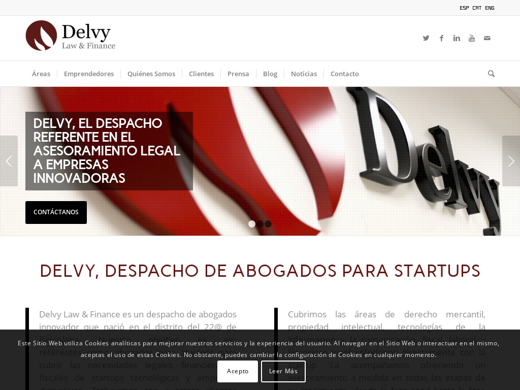 Despacho de abogados para emprendedores y startups - Delvy
