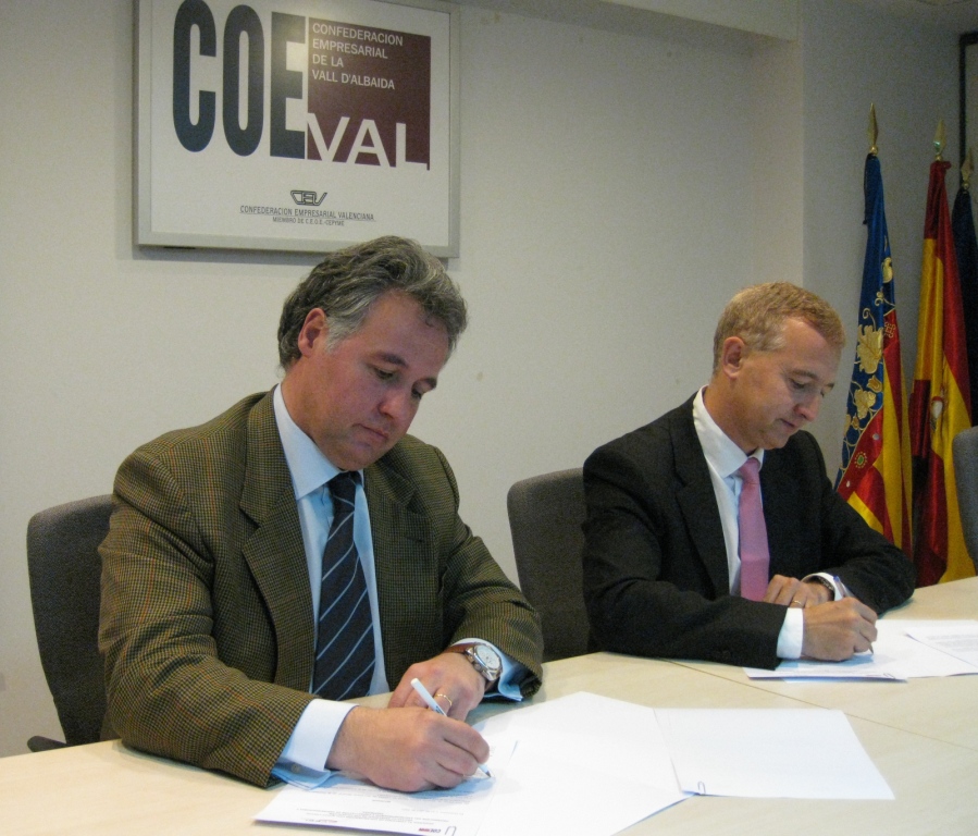 Firma convenio COEVAL