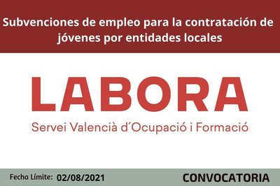 Subvenciones para la contrataci�n de j�venes desempleados