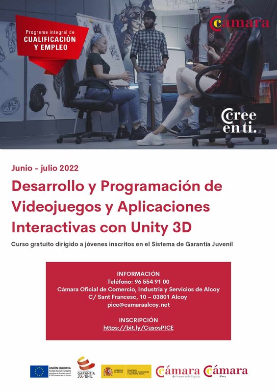 Desarrollo, programación de videojuegos y aplicaciones interactivas con Unity 3D