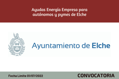 Ayudas Energía Empresa para autónomos y pymes de Elche