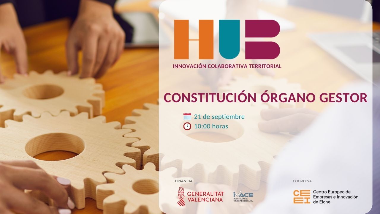 Constitución Órgano gestor HUB de Innovación Colaborativa Territorial