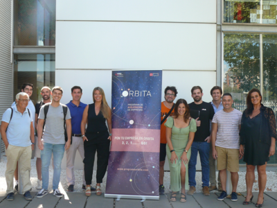 Vilaplana con las startups de Órbita