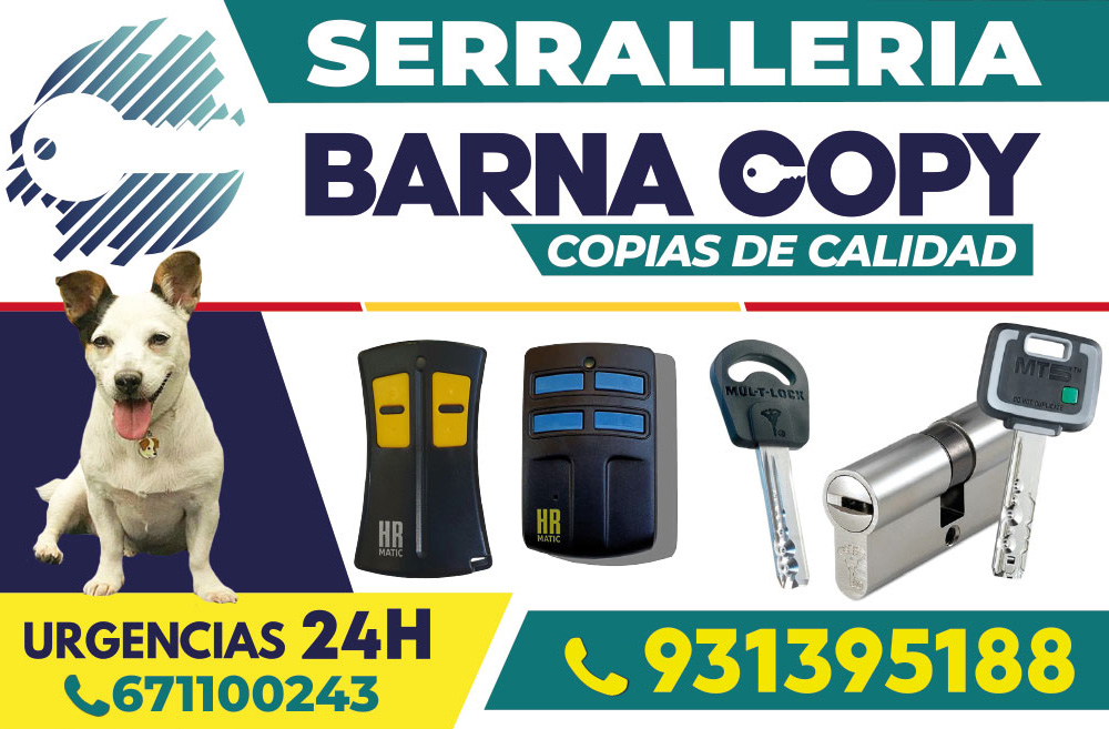 Cerrajer�a Barnacopy Cerrajeros 24 Horas Barcelona
