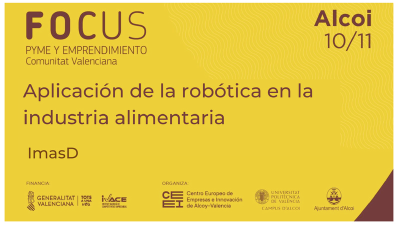 Aplicación de la robótica en la industria alimentaria - ImasD - FOCUS Robótica y digitalización