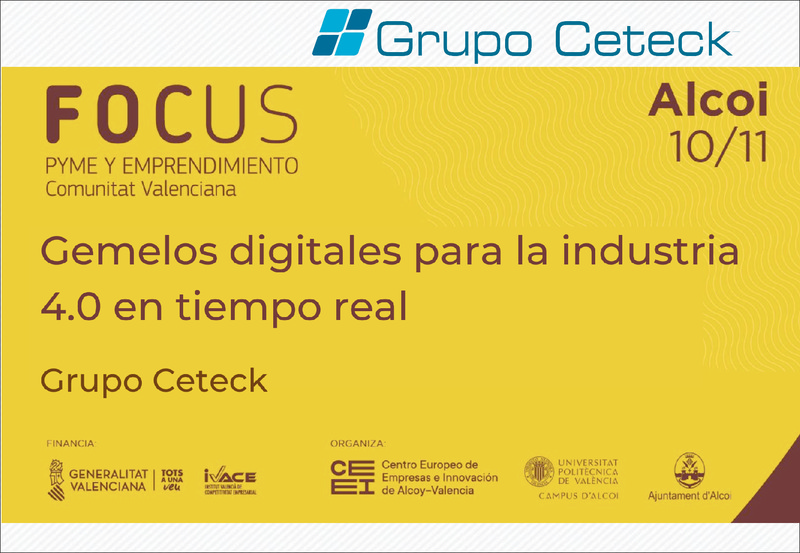 Gemelos digitales para la industria 4.0 en tiempo real - Grupo Ceteck- FOCUS Robótica y digitalización
