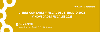 Cierre contable y fiscal del ejercicio 2022 y novedades fiscales 2023