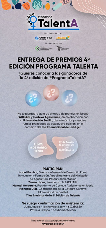Entrega Premios Talenta 4 edicin