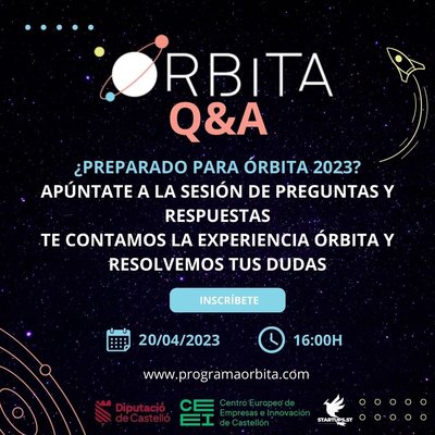rbita Live: Q&A. Resuelve dudas sobre Orbita con la directiva del programa