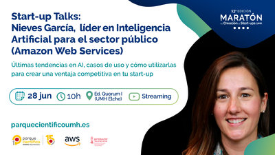 Start-up Talks: Nieves Garca, lder en Inteligencia Artificial para el sector pblico - Amazon Web Services