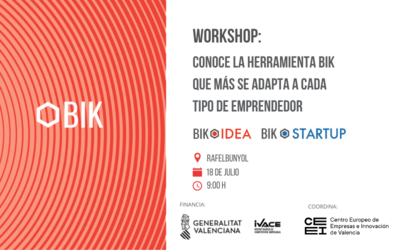 Workshop: conoce la herramienta BIK que ms se adapta a cada tipo de emprendedor