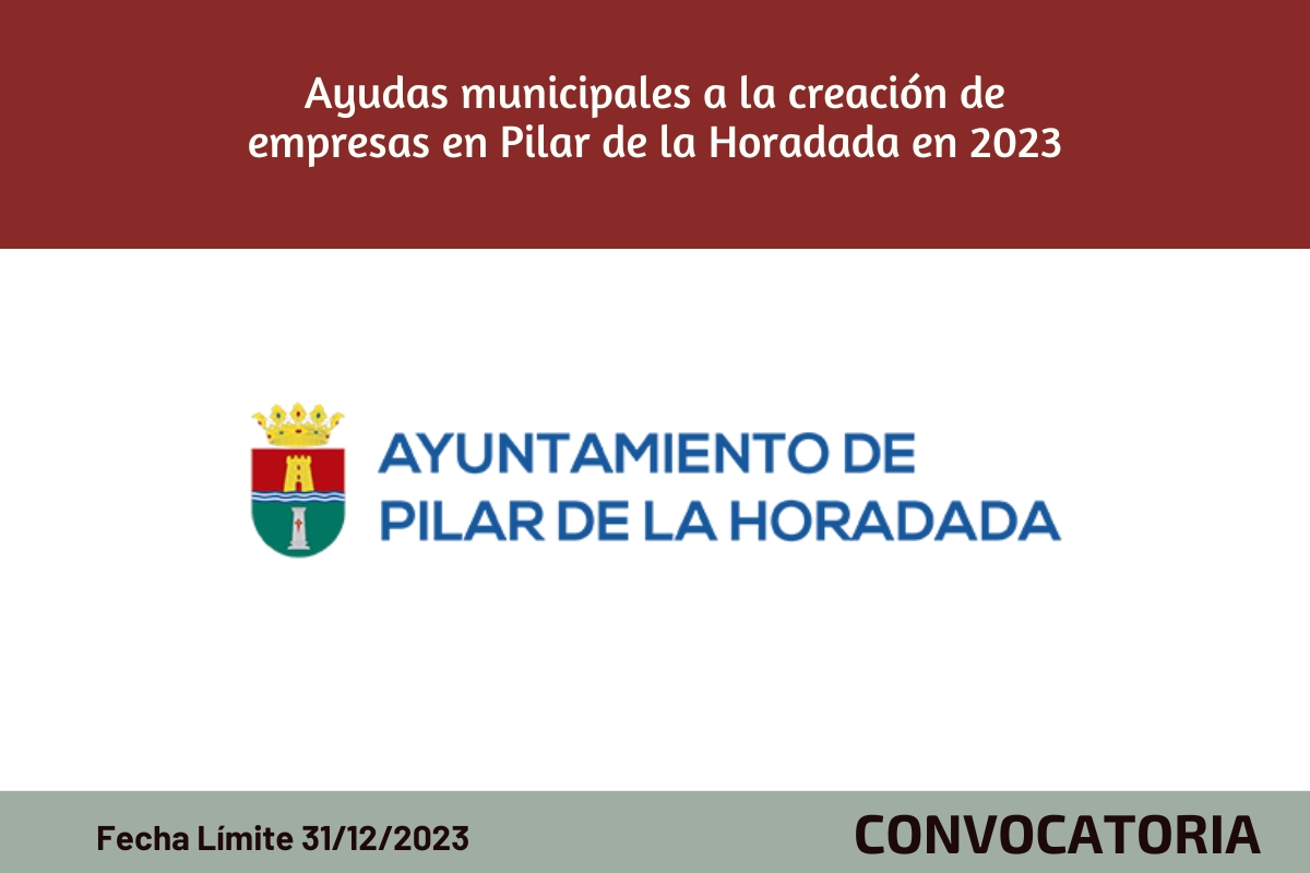 Ayudas municipales a la creación de empresas en Pilar de la Horadada en 2023