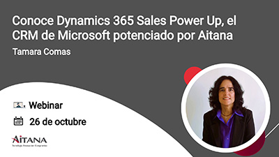 Webinar - Dynamics 365 Sales Power Up, el CRM de Microsoft potenciado por Aitana