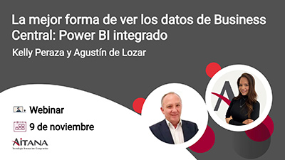 Webinar  La mejor forma de ver los datos de Business Central: Power BI integrado