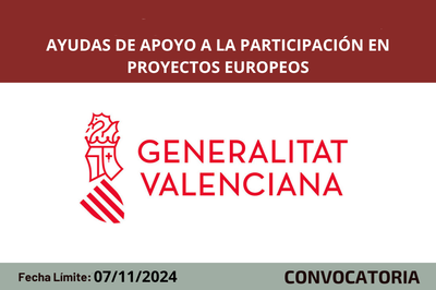 Ayudas de apoyo a la participacin de proyectos europeos