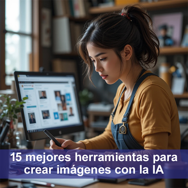 15 mejores herramientas para crear  imágenes con IA. Despierta tu creatividad