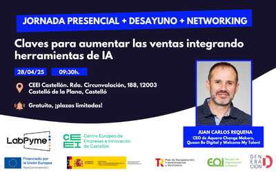 Jornada Labpyme Inteligencia Artificial CEEI Castellón