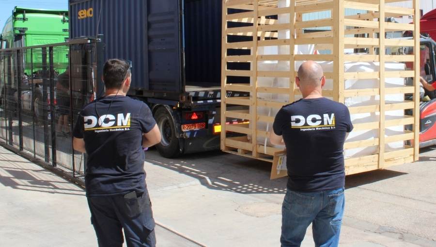 Machine being shipped to Dubai