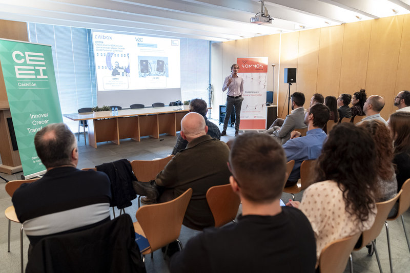 Benjam�n Lorente (We Tangible), en el encuentro SOMMOS_connecta de CEEI Castell�n