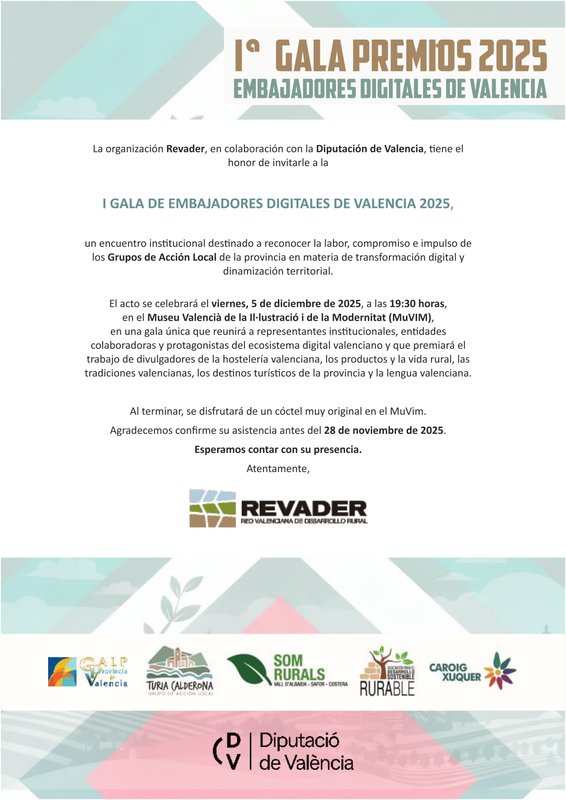 Premios Embajadores Digitales de Valencia 2025