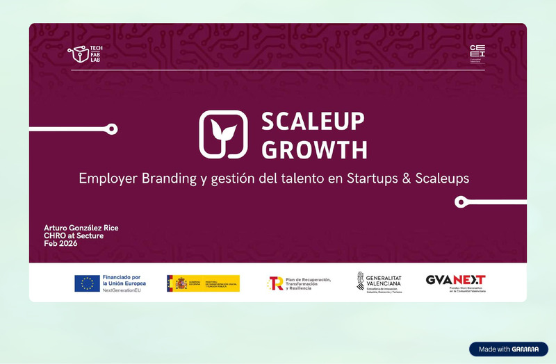 ScaleUp Growth |  Ponencia Arturo Gonz�lez
