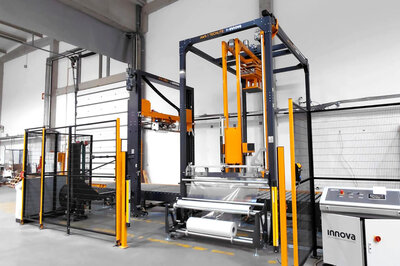 Linea Embalaje Enfardadora Brazo Innova Group Avelino PortugaL