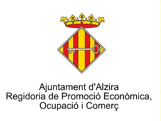 Ayto Alzira Regidoria Promocin econmica, empleo y comercio logo