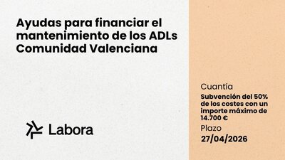 Programa de subvenciones para financiar el mantenimiento de los agentes de empleo y desarrollo local de la Comunitat Valenciana