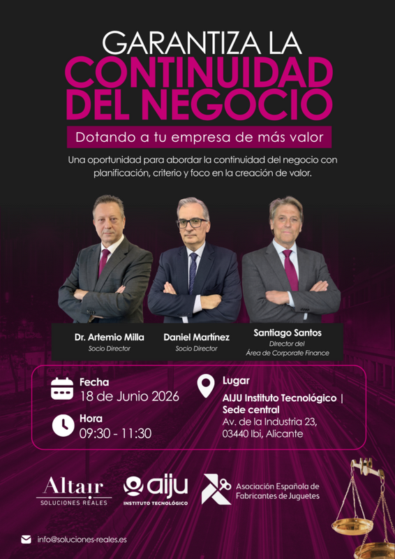 Jornada: Empresa Familiar. Garantiza la continuidad del negocio. Dotando a tu empresa de m�s valor