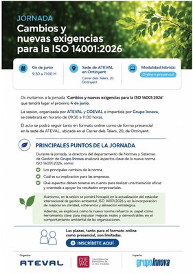 Cambios y nuevas exigencias para la ISO 14001:2026