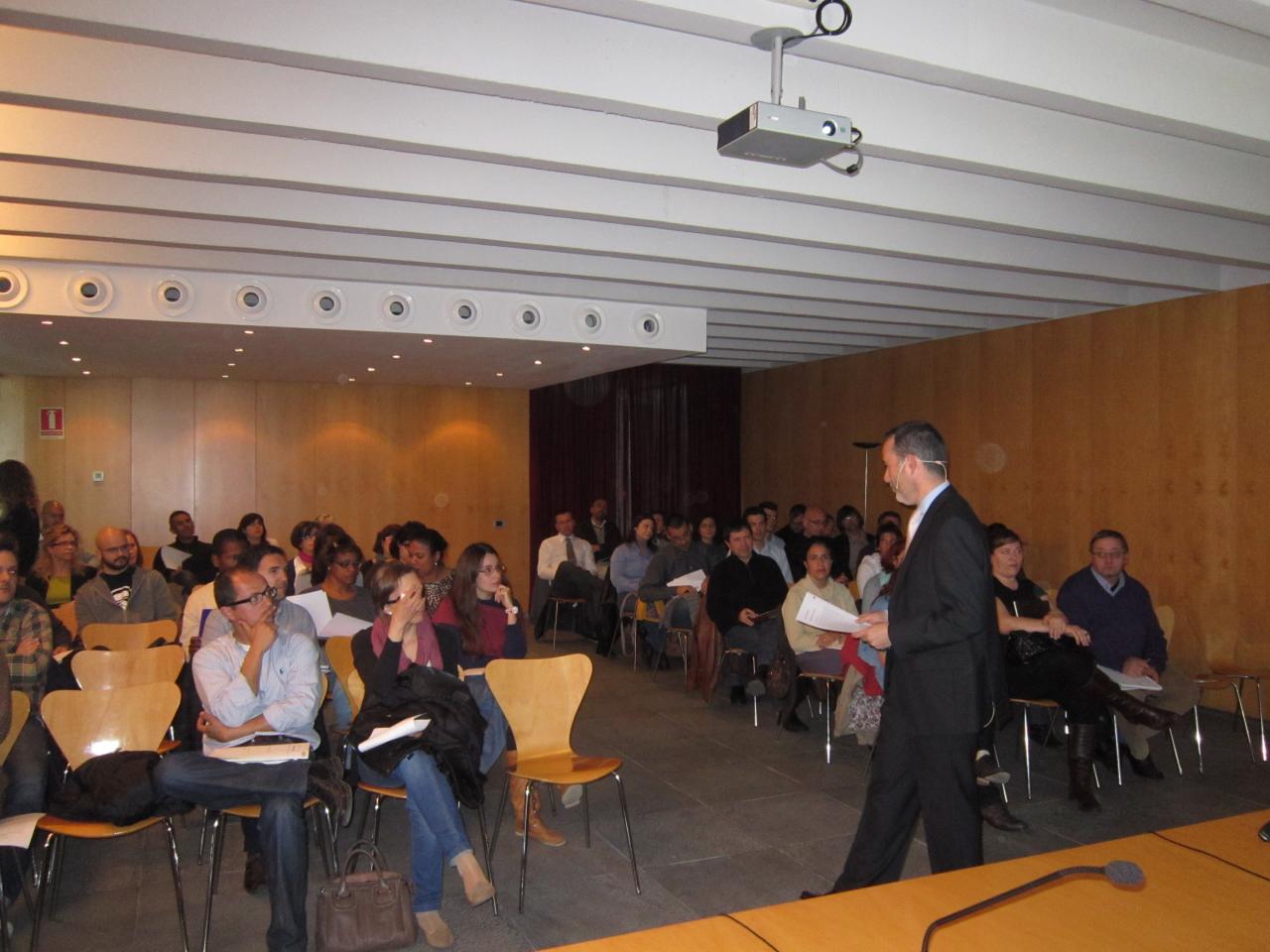 Javier Arnal en su ponencia 