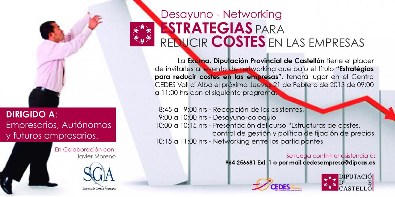 Desayuno-Networking: Estrategias para reducir costes en la empresa