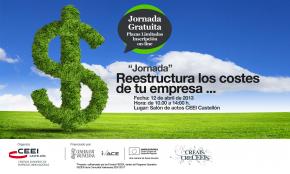 Programa jornada "Reestructura los costes de t empresa" 12/04/2013