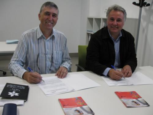 Firma convenio Mancomunitat Alcoi-Comtat