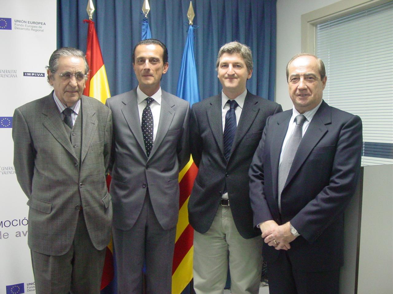 Emilio Tortosa, Daniel Moragues, Carlos Navarro y Jess Casanova