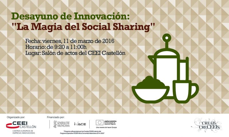 Recordatorio invitacin desayuno de innovacin:"La Magia del Social Sharing", viernes 11 de m