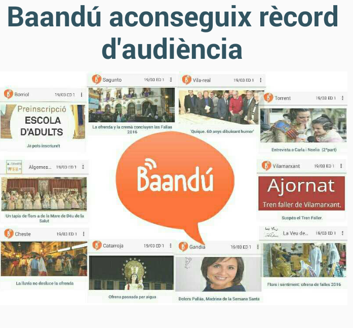 Baand consigue un nuevo rcord de audiencia