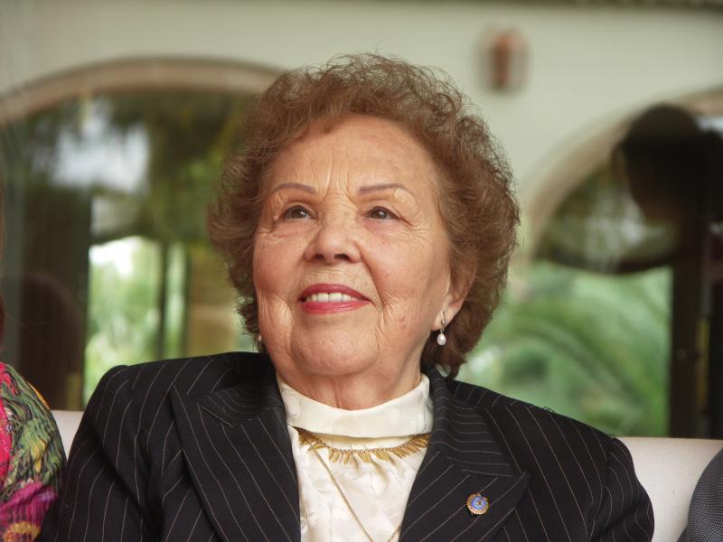 Dolores Corts en su 90 aniversario