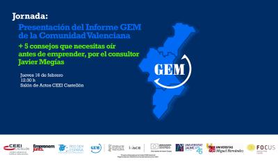 Presentaci de l'Informe GEM Comunitat Valenciana