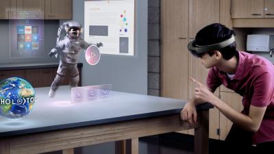 'Hololens', el visor de realitat augmentada de Microsoft