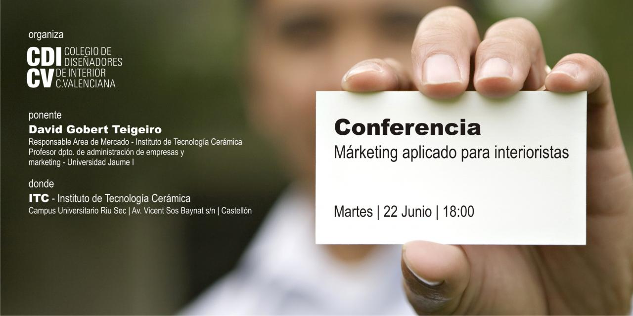 Marketing interioristas, conferencia